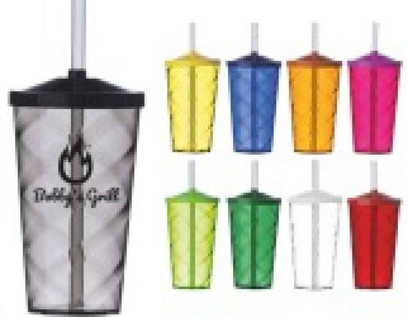 Copo Espiral com Tampa
