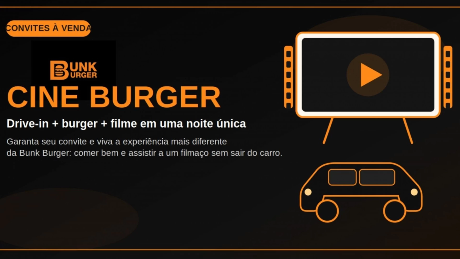 CINE BURGER DRIVE IN - 22/09
