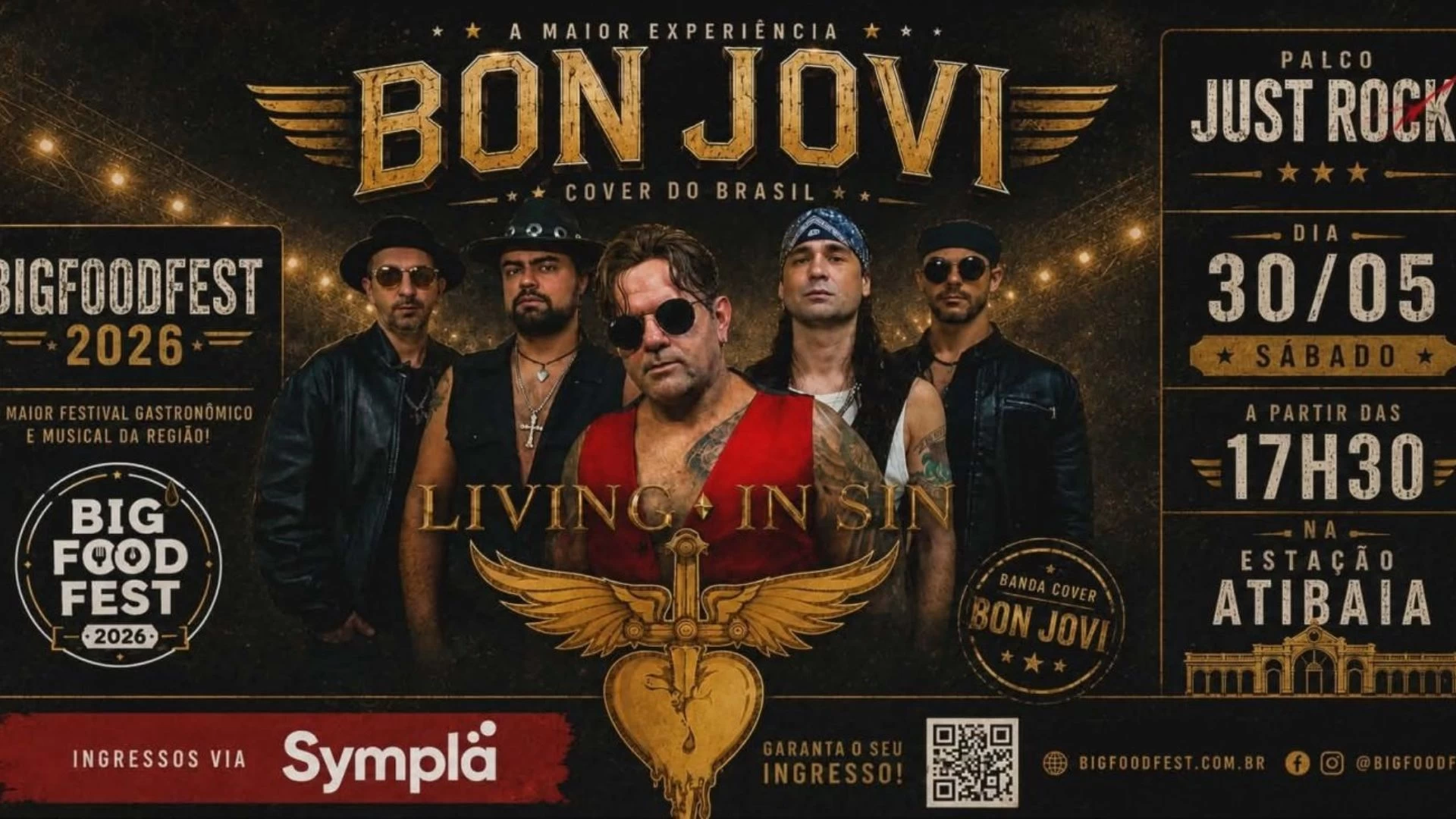 SHOW BON JOVI - LIVING IN SIN